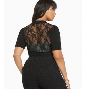 Torrid lace back shrug